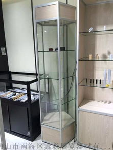 专业铝合金精品展示柜 折叠设计+上门安装一站式解决方案